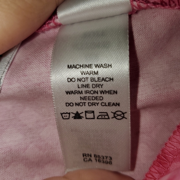 22 pink check crop capris pants NWT - Picture 7 of 7